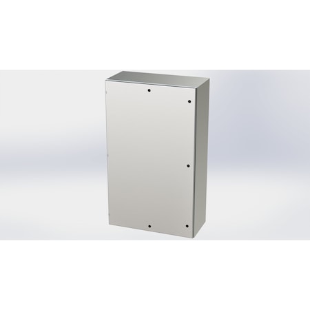 Saginaw Control & Engineering 1/4 Turn Latch Electrical Enclosures, 60 in H, 16 in D, 36 in W, NEMA 3R, 4, 4X, 12, 13 SCE-60EL3616SS6LP